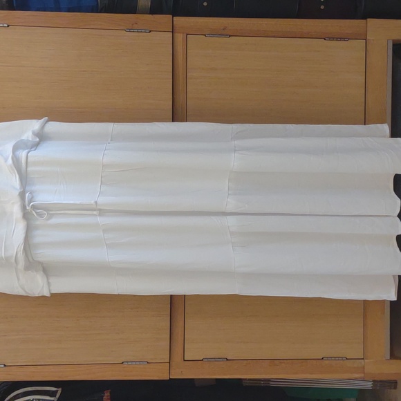 +SZ NWT White Sleeveless Maxi Dress SZ 3X By Nina Leonard - Picture 2 of 11